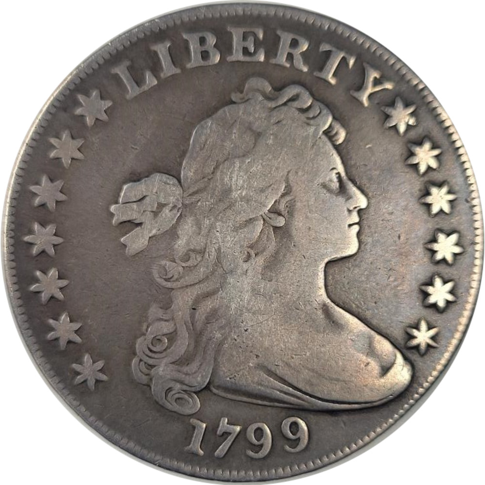 1799-$1-Draped-Bust-Dollar-BB-165,-B-8,-R-2